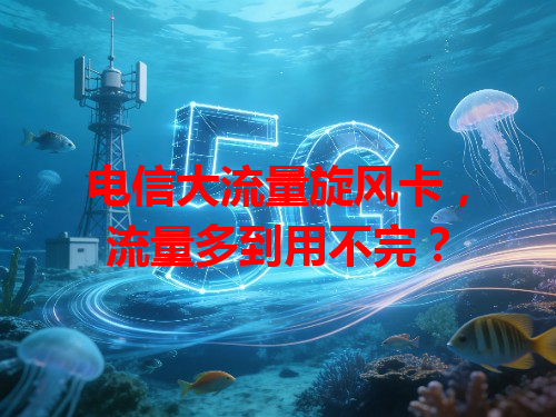 电信大流量旋风卡，流量多到用不完？