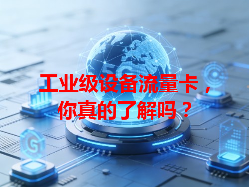 工业级设备流量卡，你真的了解吗？