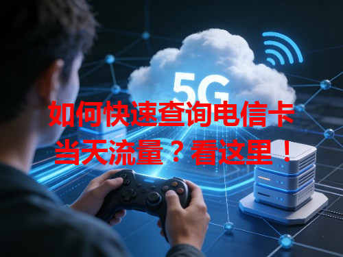 如何快速查询电信卡当天流量？看这里！