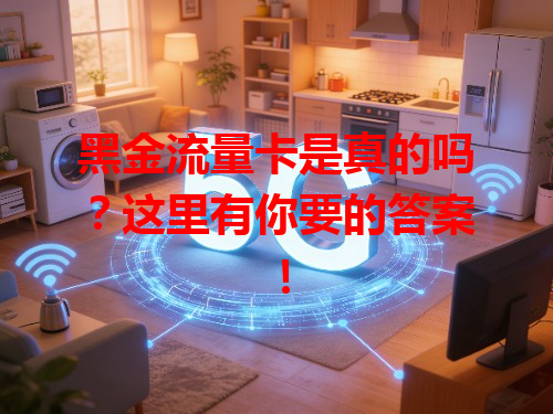 黑金流量卡是真的吗？这里有你要的答案！