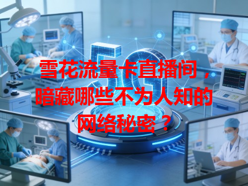雪花流量卡直播间，暗藏哪些不为人知的网络秘密？
