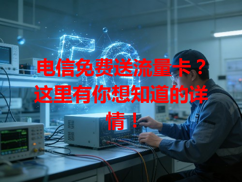 电信免费送流量卡？这里有你想知道的详情！