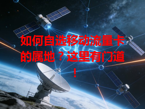 如何自选移动流量卡的属地？这里有门道！