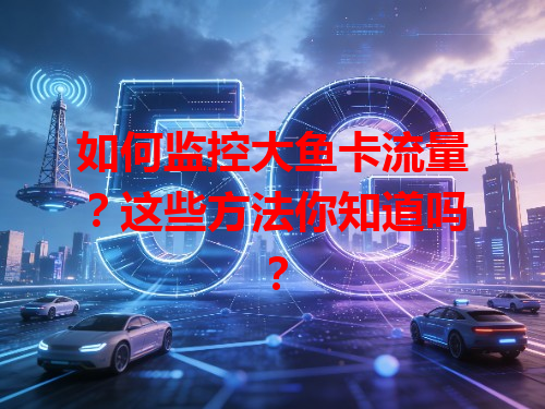 如何监控大鱼卡流量？这些方法你知道吗？