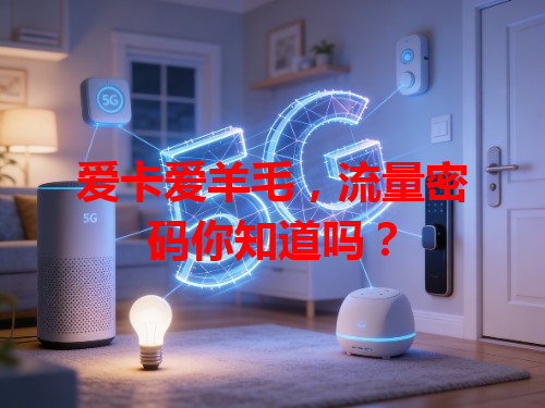 爱卡爱羊毛，流量密码你知道吗？