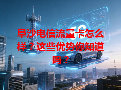 阜沙电信流量卡怎么样？这些优势你知道吗？