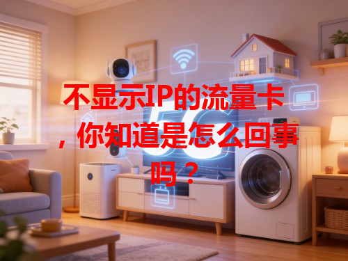 不显示IP的流量卡，你知道是怎么回事吗？
