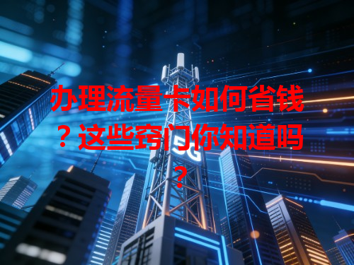 办理流量卡如何省钱?这些窍门你知道吗?