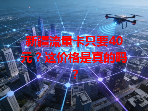 新疆流量卡只要40元？这价格是真的吗？