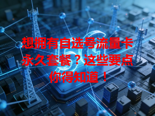 想拥有自选号流量卡永久套餐？这些要点你得知道！