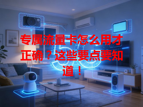 专属流量卡怎么用才正确？这些要点要知道！