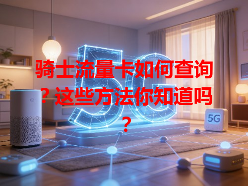 骑士流量卡如何查询？这些方法你知道吗？