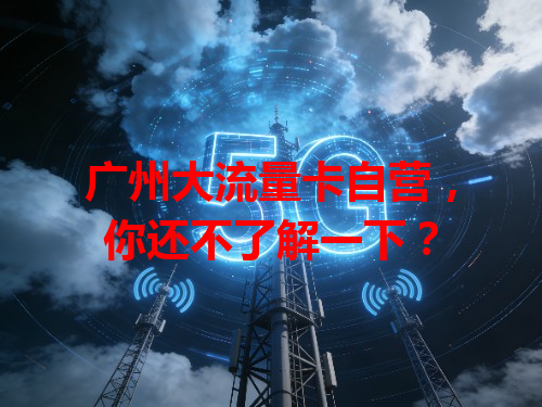 广州大流量卡自营，你还不了解一下？