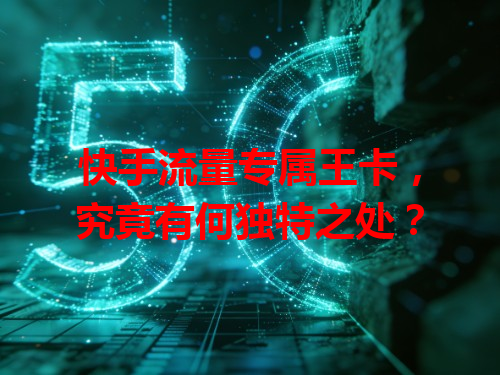 快手流量专属王卡，究竟有何独特之处？