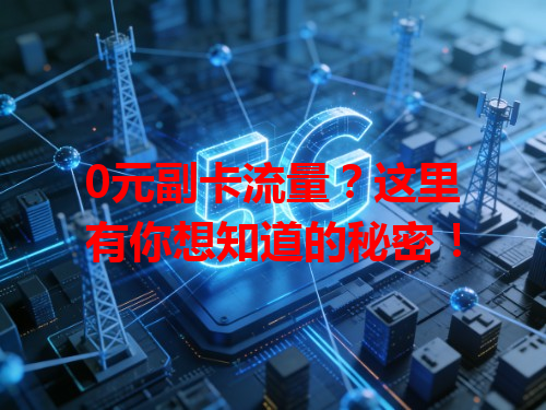 0元副卡流量？这里有你想知道的秘密！