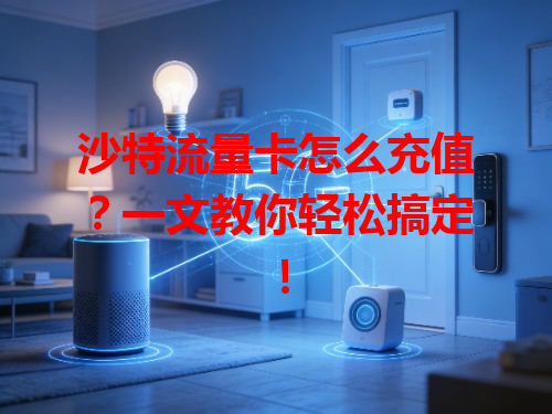 沙特流量卡怎么充值？一文教你轻松搞定！