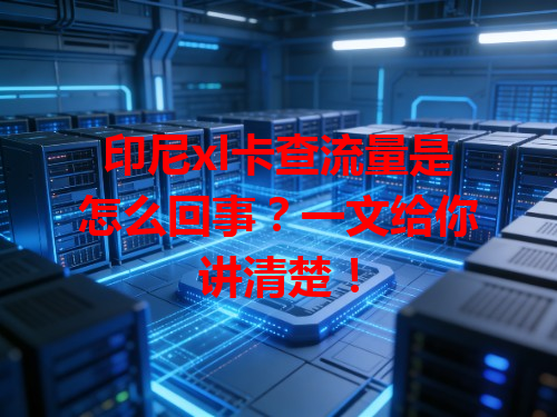 印尼xl卡查流量是怎么回事？一文给你讲清楚！