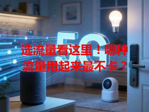 选流量看这里！哪种流量用起来最不卡？