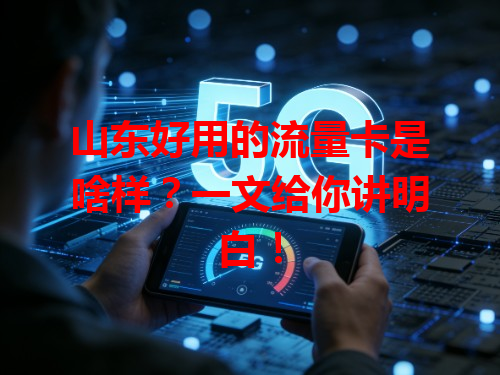 山东好用的流量卡是啥样？一文给你讲明白！