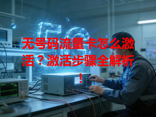 无号码流量卡怎么激活？激活步骤全解析！