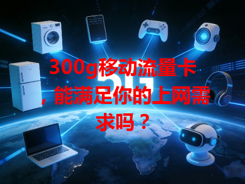 300g移动流量卡，能满足你的上网需求吗？