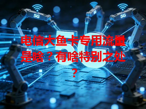电信大鱼卡专用流量是啥？有啥特别之处？