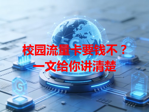 校园流量卡要钱不？一文给你讲清楚