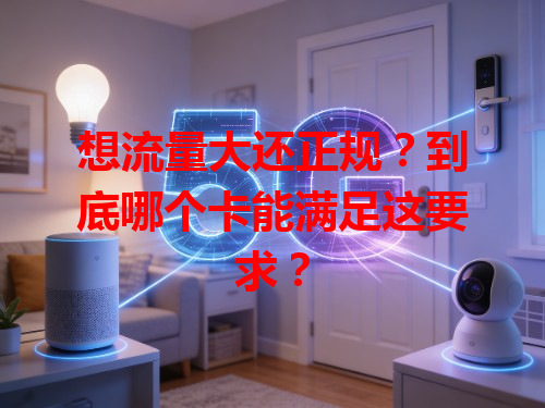 想流量大还正规？到底哪个卡能满足这要求？