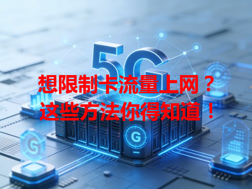 想限制卡流量上网？这些方法你得知道！