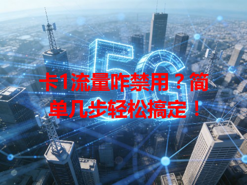 卡1流量咋禁用？简单几步轻松搞定！