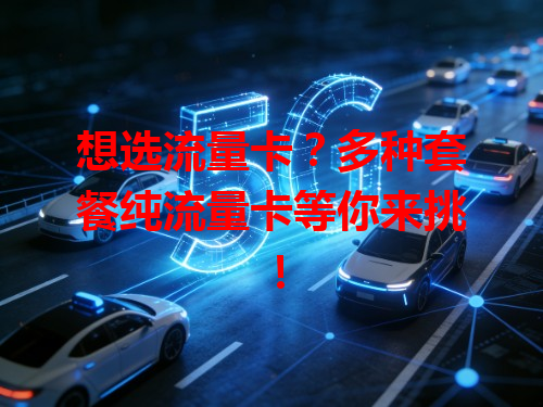 想选流量卡？多种套餐纯流量卡等你来挑！