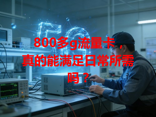 800多g流量卡，真的能满足日常所需吗？
