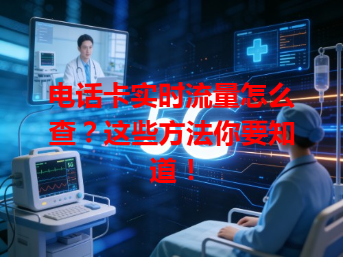 电话卡实时流量怎么查？这些方法你要知道！