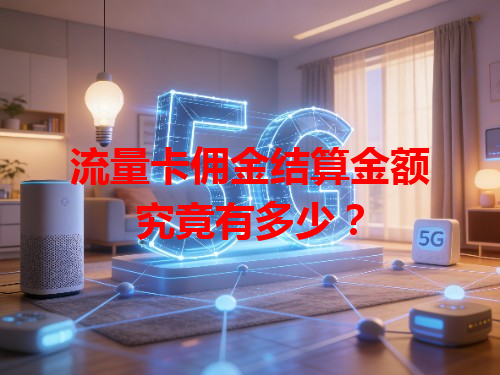 流量卡佣金结算金额究竟有多少？