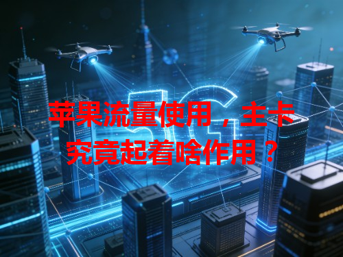 苹果流量使用，主卡究竟起着啥作用？