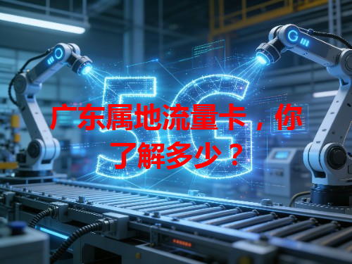 广东属地流量卡，你了解多少？