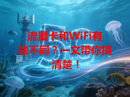 流量卡和WiFi有啥不同？一文带你搞清楚！