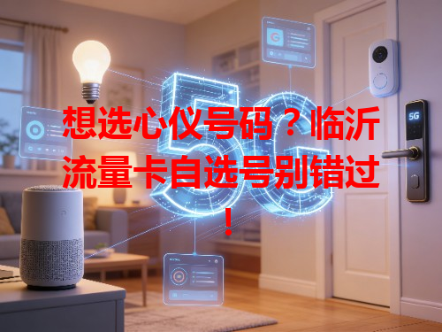 想选心仪号码？临沂流量卡自选号别错过！