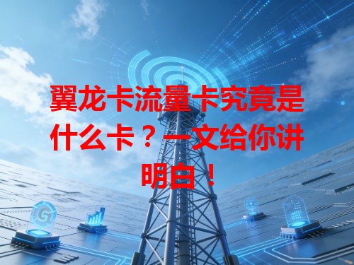 翼龙卡流量卡究竟是什么卡？一文给你讲明白！