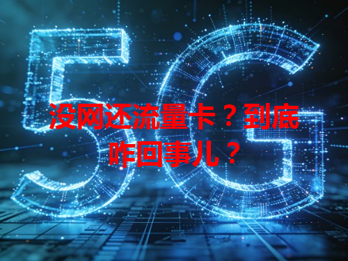 没网还流量卡？到底咋回事儿？