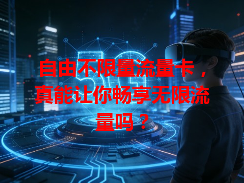 自由不限量流量卡，真能让你畅享无限流量吗？