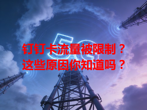 钉钉卡流量被限制？这些原因你知道吗？