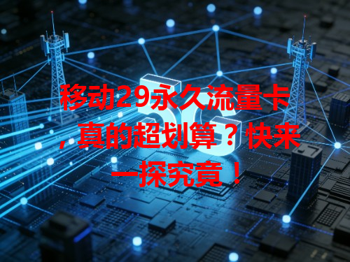 移动29永久流量卡，真的超划算？快来一探究竟！