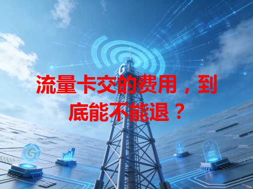 流量卡交的费用，到底能不能退？