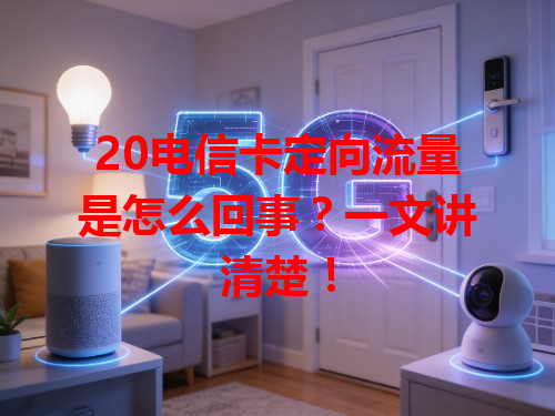 20电信卡定向流量是怎么回事？一文讲清楚！