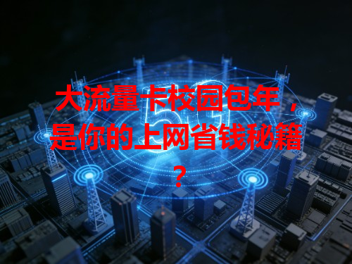 大流量卡校园包年，是你的上网省钱秘籍？