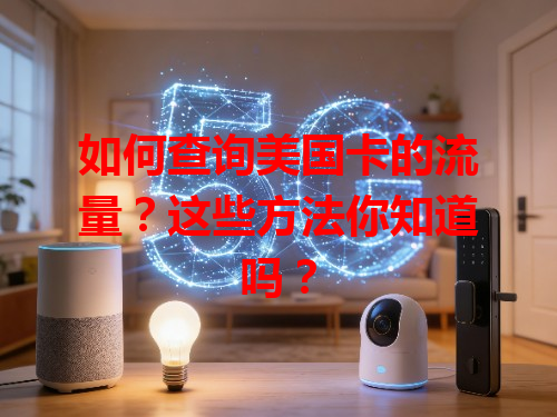 如何查询美国卡的流量？这些方法你知道吗？