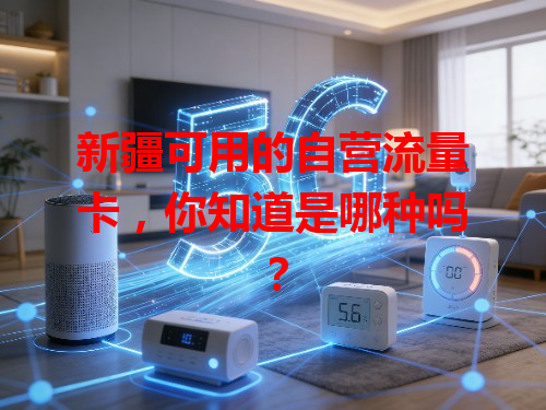 新疆可用的自营流量卡，你知道是哪种吗？