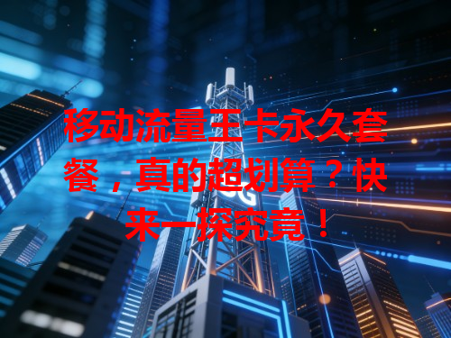 移动流量王卡永久套餐，真的超划算？快来一探究竟！