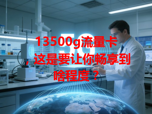 13500g流量卡，这是要让你畅享到啥程度？